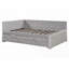 Lit de jour en L pleine grandeur avec lit gigogne escamotable et amp; Ports USB - aucun sommier nécessaire, fabrication durable-1143115139