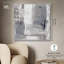 «Silver Symphony II», reproduction d'art sur toile par Art Remedy, cadre argenté, 40 x 40-420790366-420790365