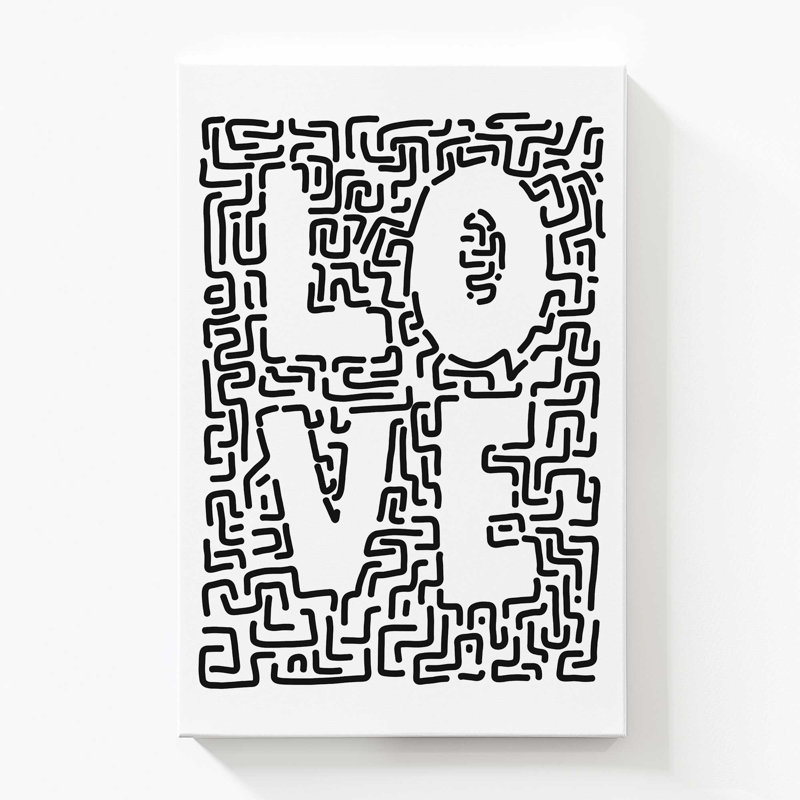 «Heart Strings», grande impression sur toile, H 54 po x l 36 po