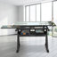 Table à dessin réglable noire avec chaise - plateau en verre trempé, tiroirs de rangement, idéal pour le bureau personnel, les étudiants et les projets créatifs