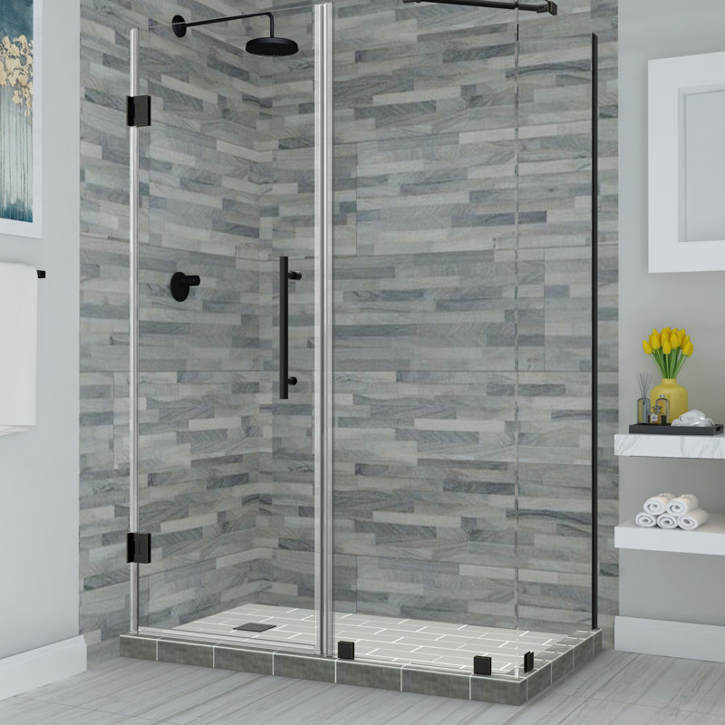 Bromley 34." x 72" Rectangle Hinged Shower Enclosure