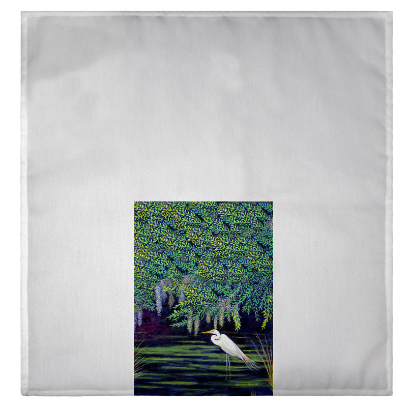 Serviette à main aigrette lagooon Jost