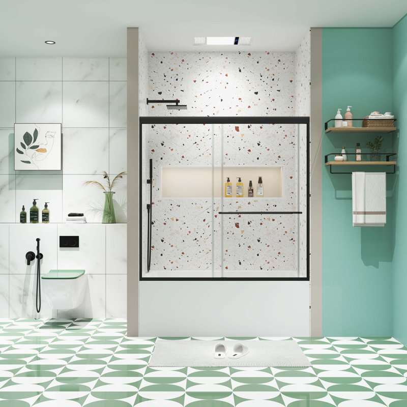 Portes de douche, Noir, noir, noir, noir