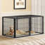 Polis 63.7" Metal Dog Kennel with Top Panel & Adjustable Door-124391691