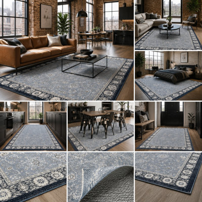 Geometric Cotton and Chenille Flatweave Area Rug