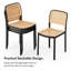 Brewer 46cm H Stacking Side Chair in Black