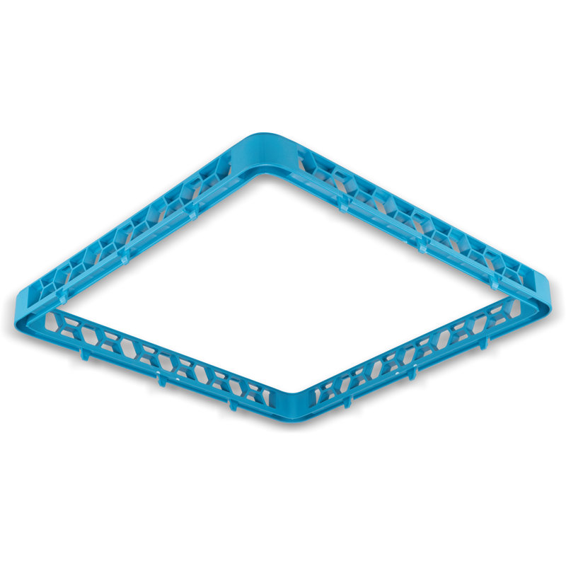 Rallonge de support pour verre ouvert de 1,5 po OptiClean - bleu Carlisle