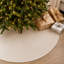 Jupe d'arbre de Noël décorative en mélange de lin naturel 56 po-121354596-121354595