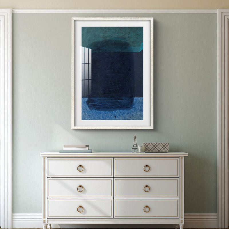 Remembering Rothko II -Framed Print, 28.5'' H x 20.5'' W, White