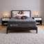 Matelas à ressorts ensachés de 12 po avec mousse à mémoire de forme et noyau enveloppé de mousse, gris-1736645080