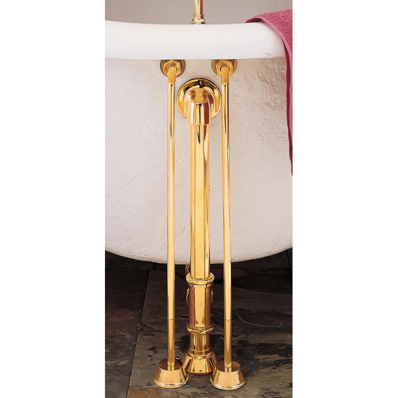 Ensemble d'alimentation de baignoire avec tubulure simple