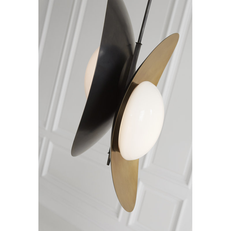 Nouvel 2 - Light LED Pendant, Bronze/Antique Brass