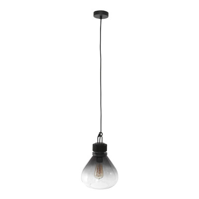 Moises 1 - Light Black Bulb Pendant