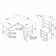 Barton 3 L-Shaped Writing Desk Office Set