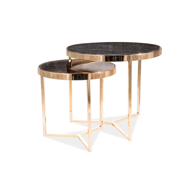 Emerick Cross Legs Coffee Table