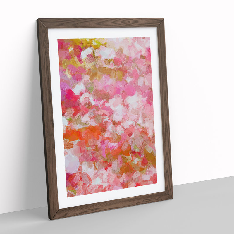Mending My Destiny Abstract - Framed Print, 64cm H x 46cm W, Brown