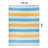 Andalyn Striped Yellow/Blue/White Reversible Indoor/Outdoor Area Rug-2120941629