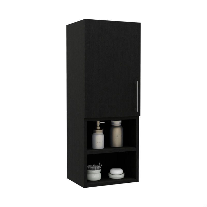 Armoire à pharmacie à porte simple H 31 po, deux tablettes extérieures, deux tablettes intérieures