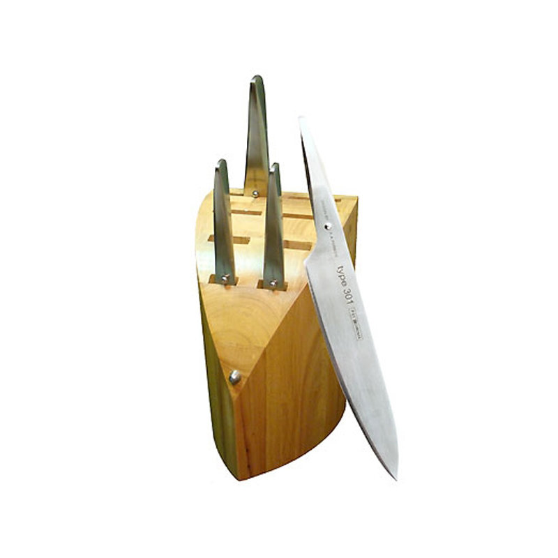 Chroma Type 301 5 Piece Stainless Steel Knife Block Set