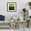 «Earthy Green Ombre», reproduction d'art sous verre encadrée par Allie Corbin-1277015377-1277015379