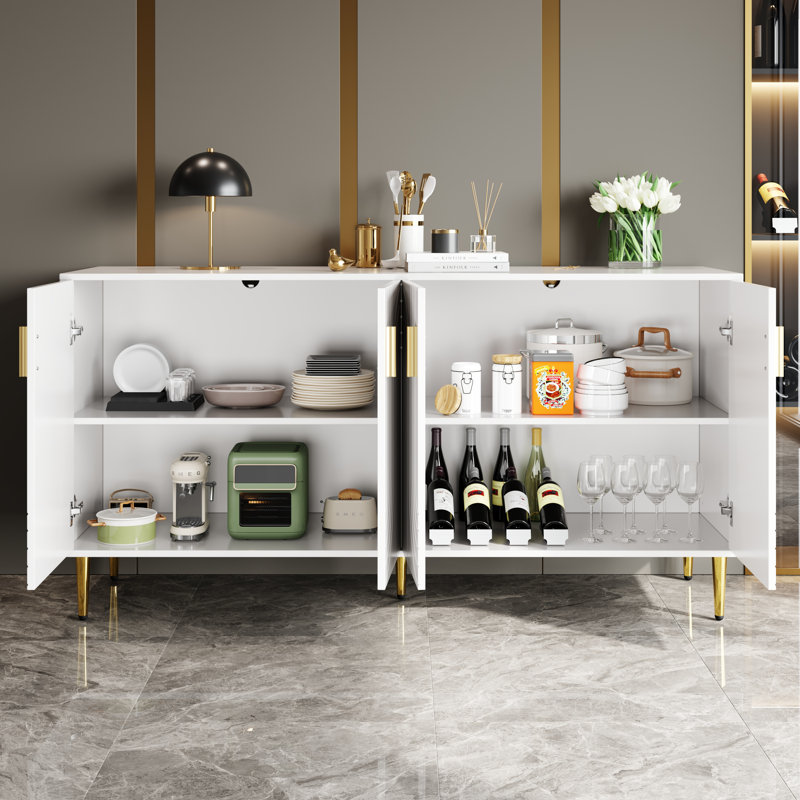 152cm Sideboard, White