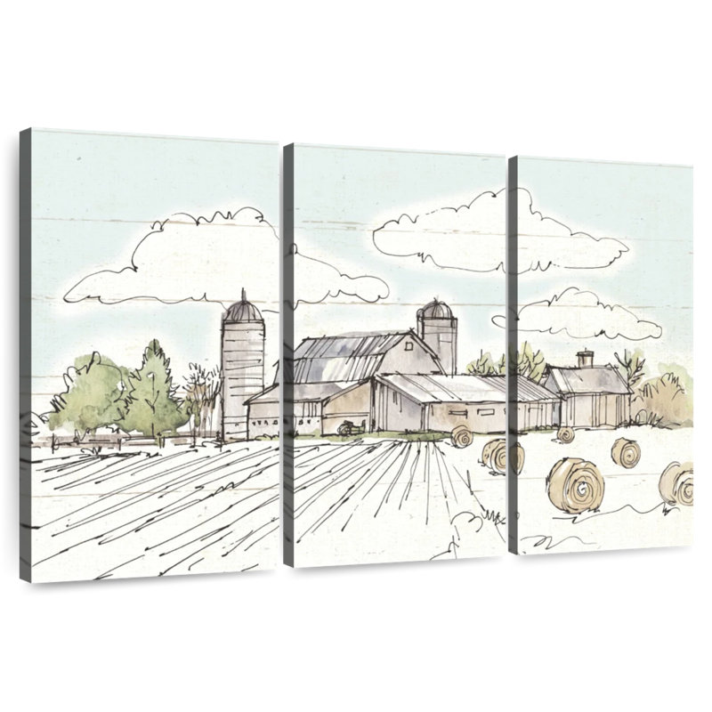 Alvord Farm Memories XI, 48" H x 74" W