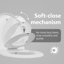 Toilet Seat Duroplast Bathroom Fixture Modern Functional Child-friendly-640025561