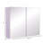 Double Door Wall-Mounted Bathroom Accent Mirror