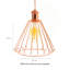 18cm H Metal Bell Pendant Shade ( Screw On ) in Rose Copper