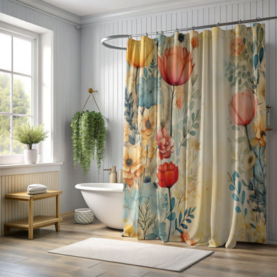Rideau de douche Antique Blooms - Premium