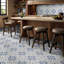 Carrelage mural en porcelaine mate Encaustic 8 po x 8 po Amara-91710239