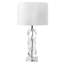 Lampe de table transparente 27 po Dupuis