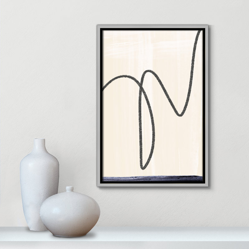 «Flottant» - «Floater Frame», reproduction d'art sur toile, H 19,5 po x l 13,5 po x P 2 po, Toile argentée