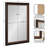 Charmant Rectangle Wall Mirror with Scooped Frame-1975605910