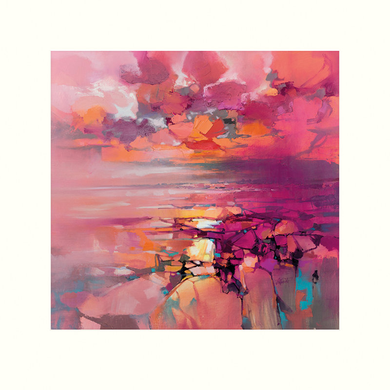 Coral by Scott Naismith - No Frame Painting, 40cm H x 40cm W x 0.02cm D
