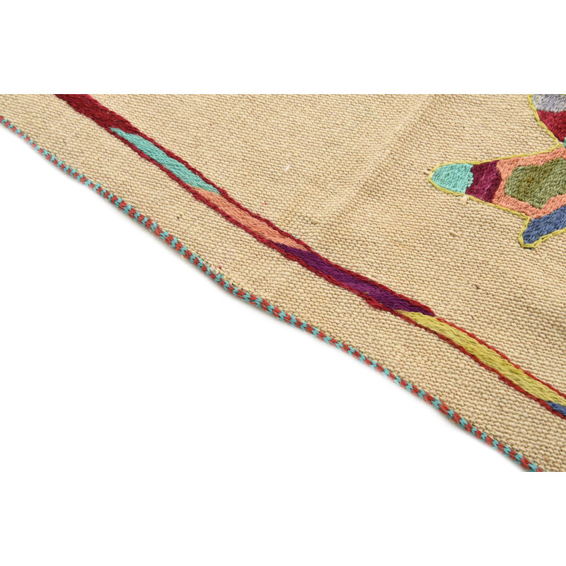 6 Ft Square Puleo Ivory Rug