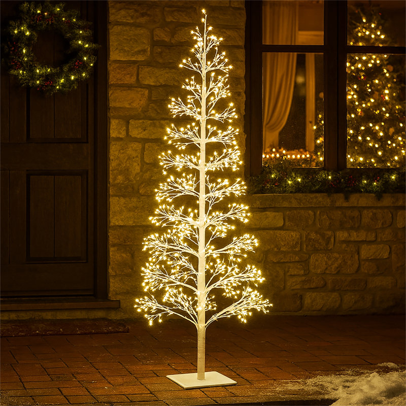 Wire Tree 2000ww Micro led Christmas Tree, 180cm H x 40cm W x  40cm D