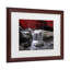  Art mural encadré - Décoration murale «Vison rouge» par Philippe Sainte-Laudy avec cadre mat - Art du salon, de la cuisine et de la salle de bain - 11 x 14-34369741-34369742-119461714