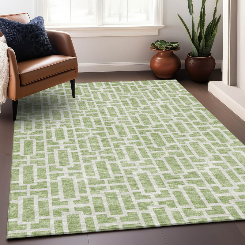 Tapis en aloès Prisco lavable à la machine de qualité supérieure, Rectangle 2 pi 6 po x 3 pi 10 po
