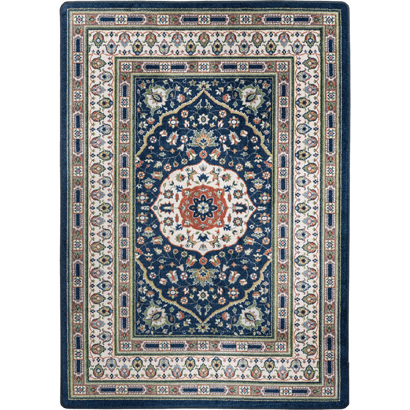 Tapis oriental sauge Prriot, Rectangle : 2 pi 8 po x 3 pi 11 po