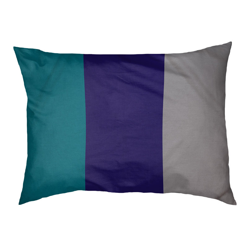 Coussin d'extérieur pour chien Florida Tribe, Large (40" W x 30" D x 14" H), Teal/Dark Purple/Gray