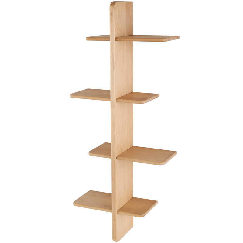 Tablette murale 8 tablettes Cole, Brun