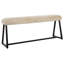 Banc rembourré en polyester Taupo