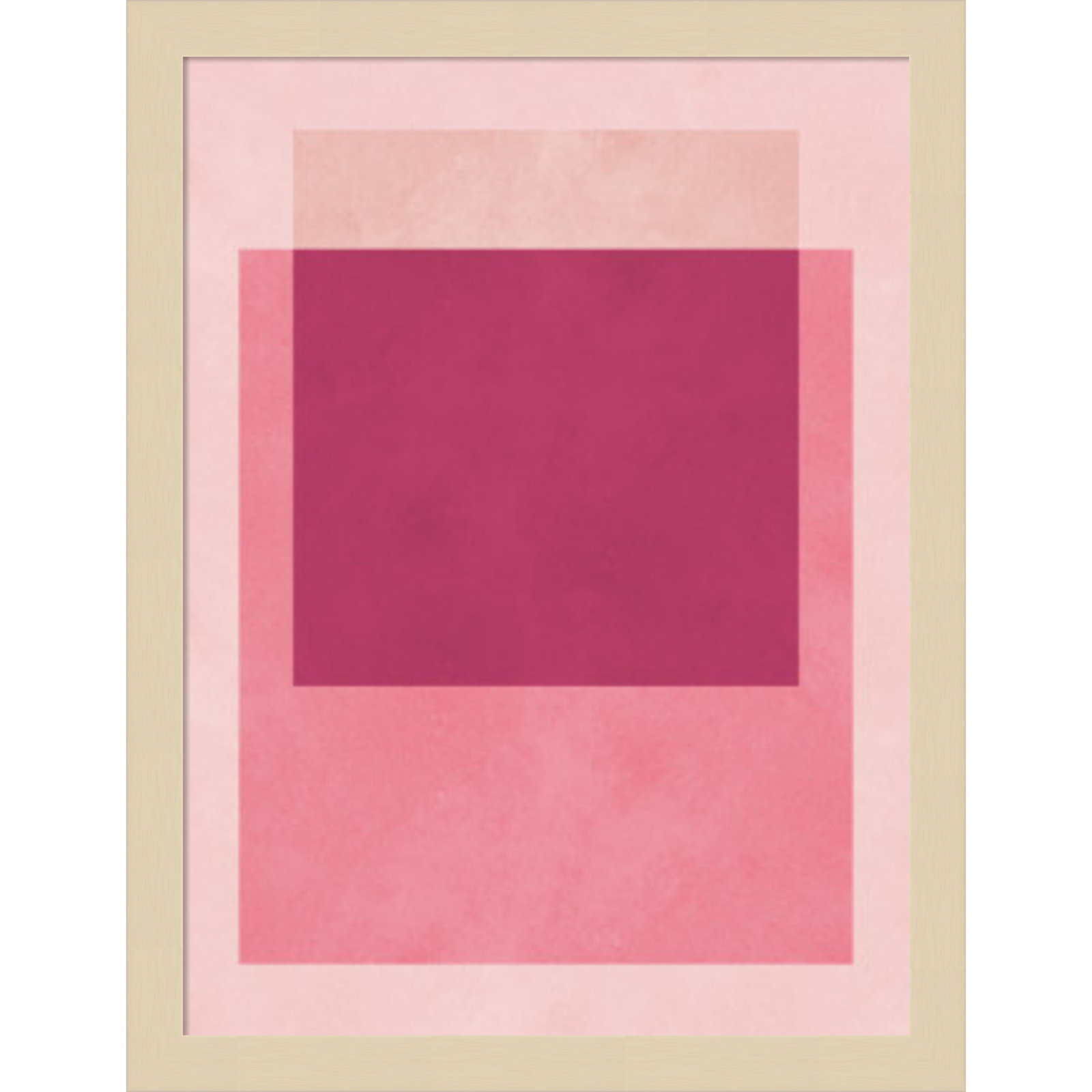 Overlapping geometry 12 by Norvin Wood Framed Wall Art Print, Brown, 17" H x 13" W