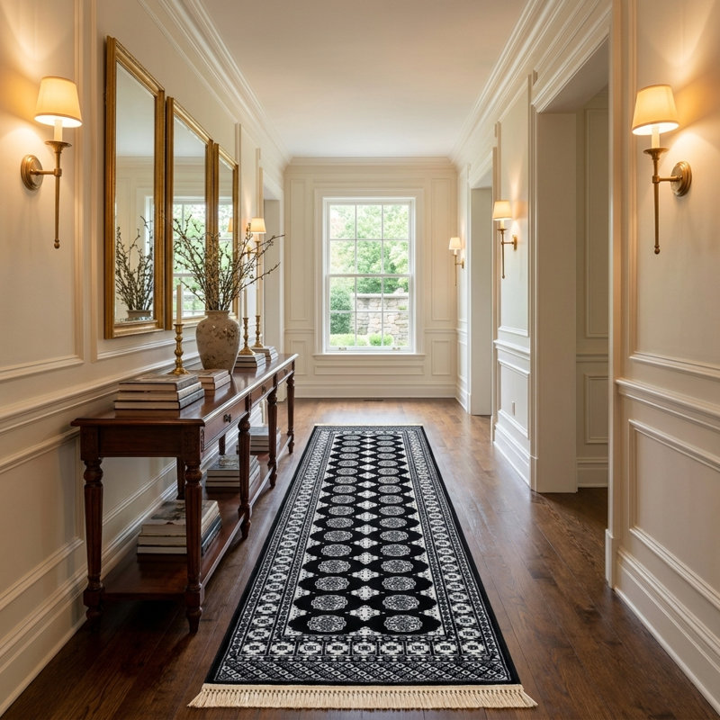  Balikh Tekke Rug, Runner 2'7" x 12'
