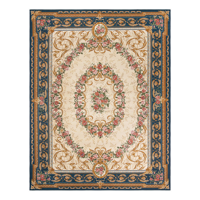 Tapis intérieur / extérieur traditionnel, Rectangle 9 pi x 12 pi