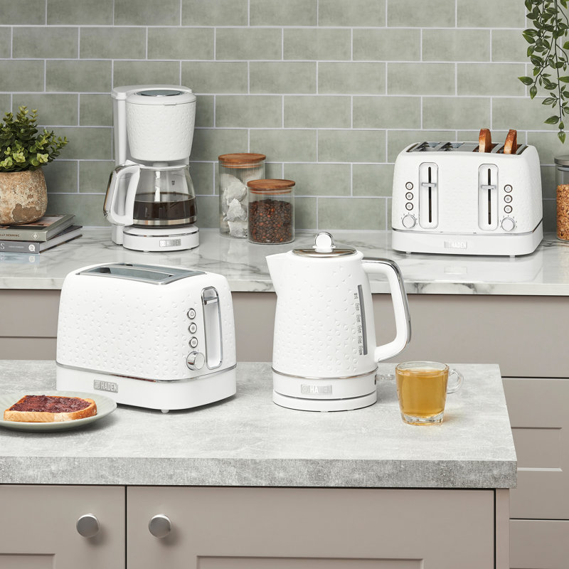 HADEN Starbeck 10 Cup Coffee Machine, White