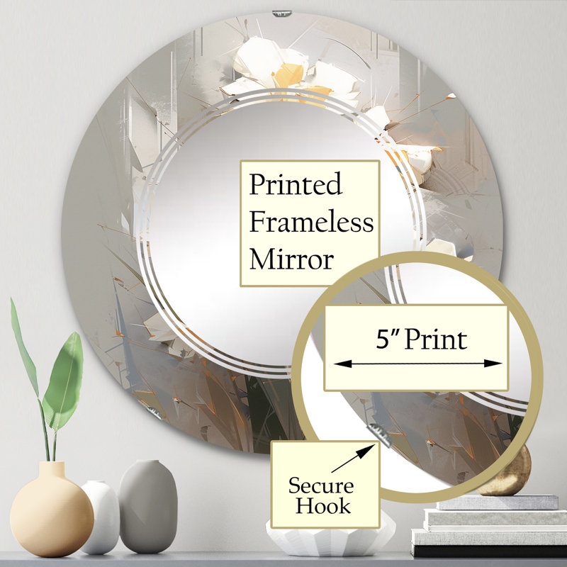 Miroir mural Ramchant, 24 po x 24 po