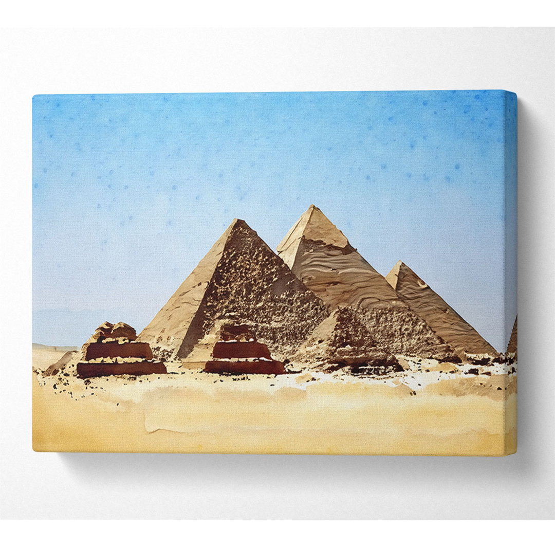 Pyramid Wonder - Kunstdrucke auf Leinwand - Wrapped Canvas