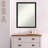 Wood Flat Wall Mirror